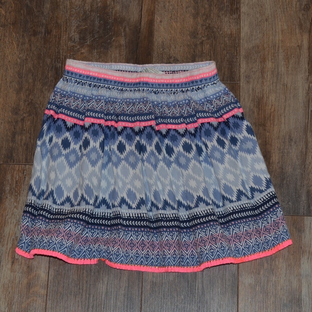 H&M Blue/Pink Skirt